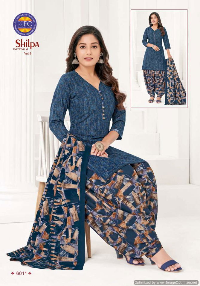 Shilpa Vol 6 By Mfc Daily Wear Cotton Printed Dress Material Wholesale Clothing Suppliers In India
